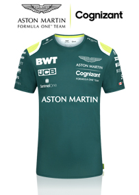 2021 後期 アストンマーチン Cognizant F1 チーム スポンサー Tシャツ / グリーン