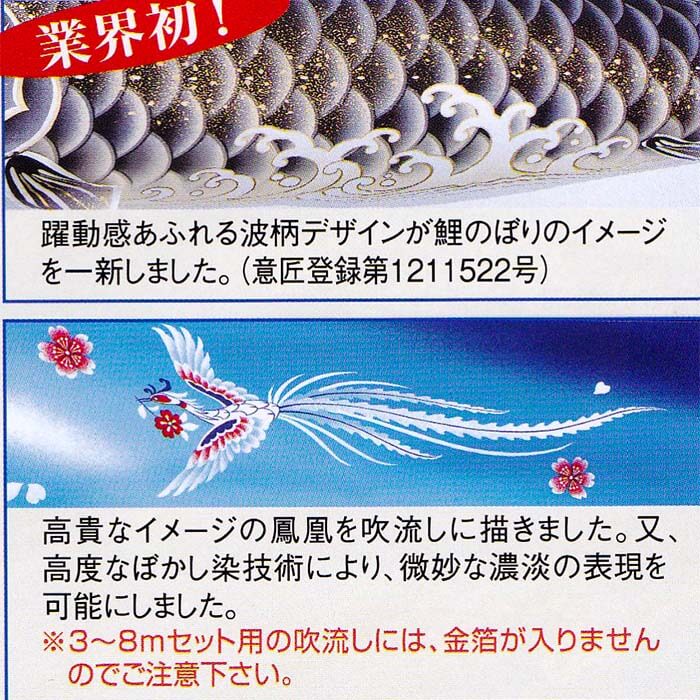 翔勇鯉のぼり拡大画像