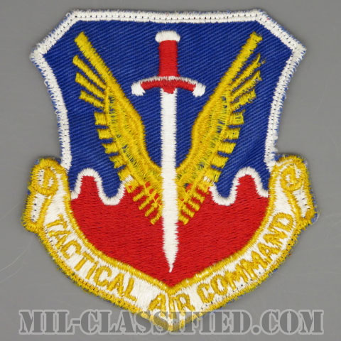 戦術航空軍団（Tactical Air Command (TAC)）[カラー/カットエッジ/パッチ/1960s/4インチ規格/中古1点物]